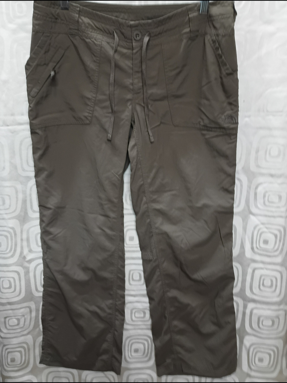 The North Face Women's Olive Green Wide Leg Pants Size 10 Short